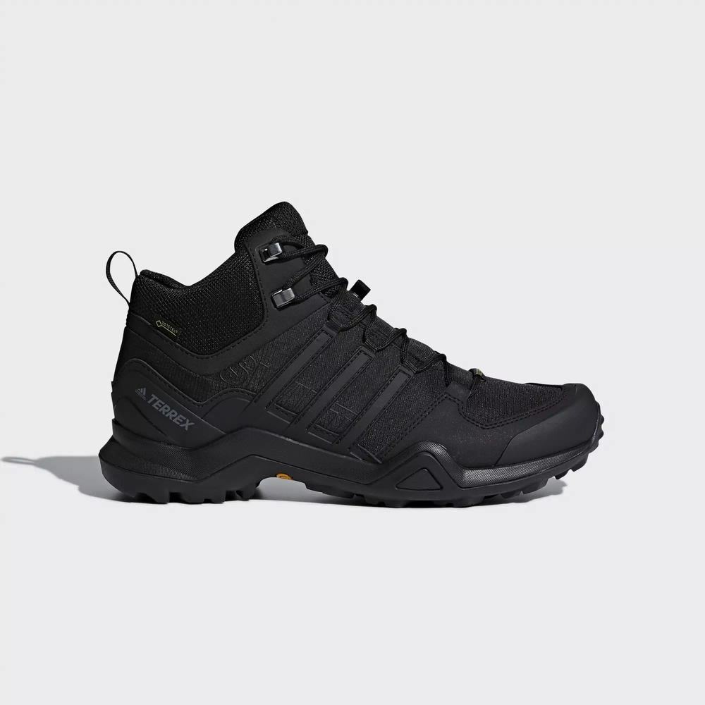 Adidas Terrex Swift R2 Mid GTX Tenis De Seguridad Negros Para Hombre (MX-66636)